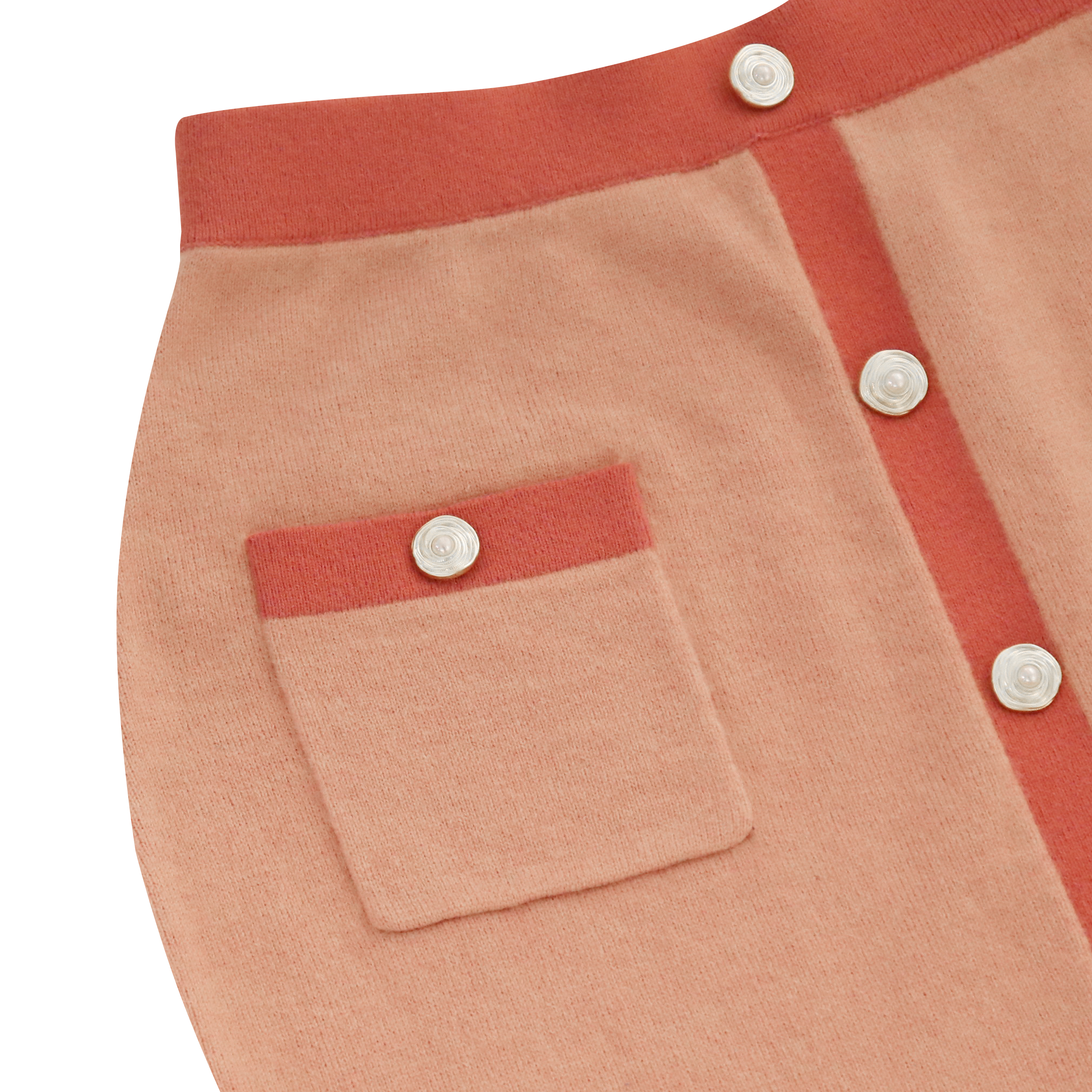 OEM personnalisé hiver chandail à manches longues cardigan haut jupe deux pièces femmes tricot ensemble