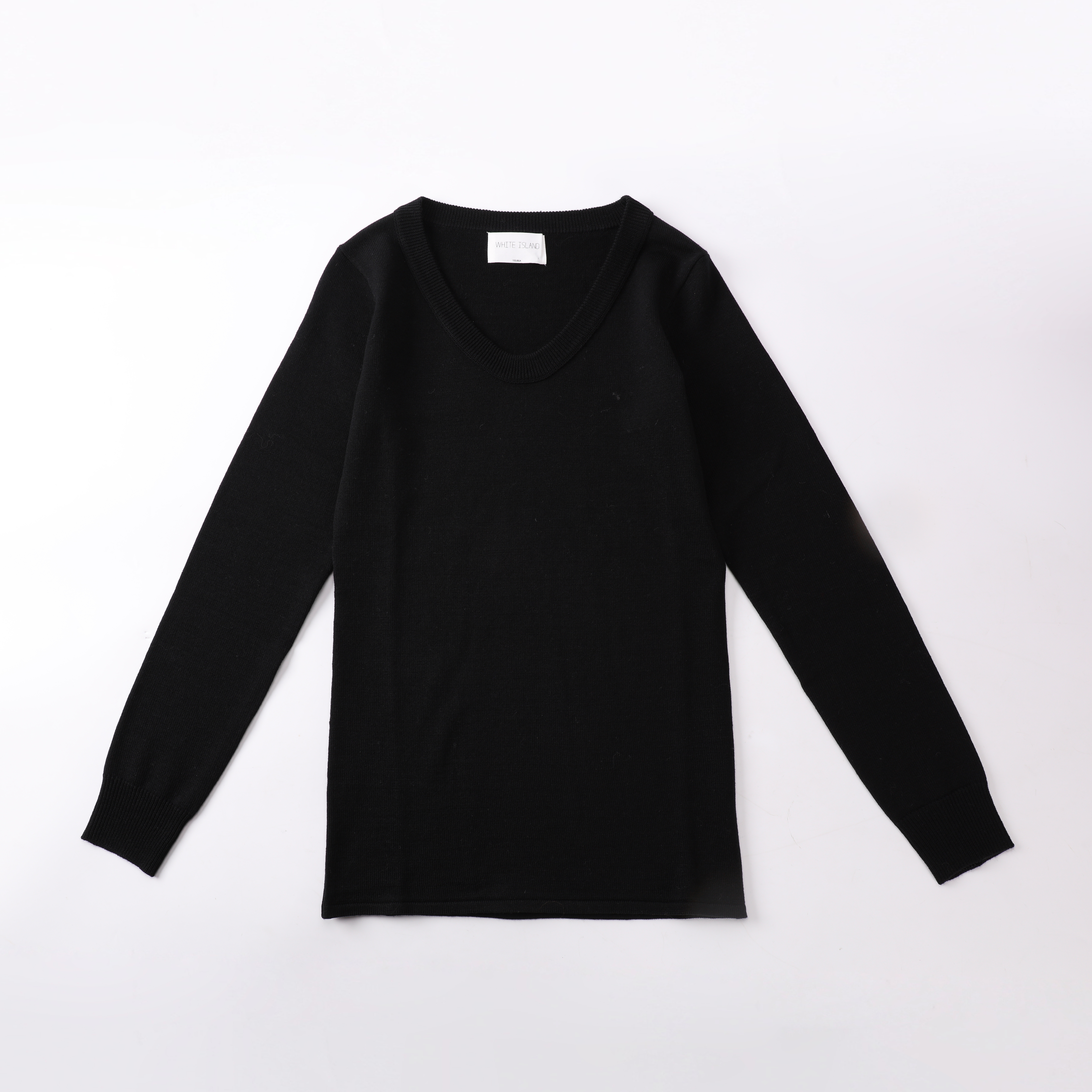 Automne hiver OEM personnalisé noir à manches longues col en V lâche femmes dames pull pull en tricot