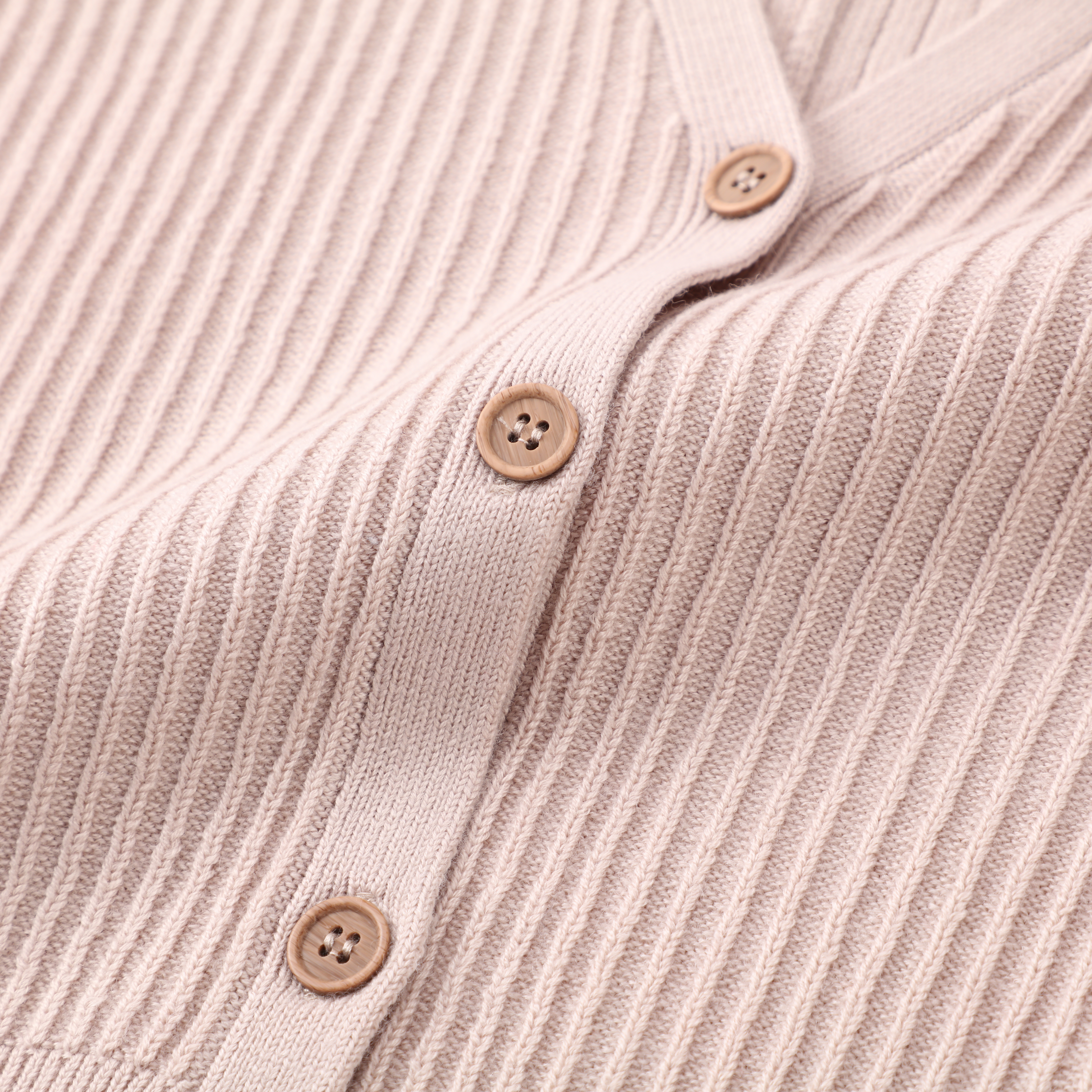 Printemps automne OEM personnalisé rose à manches longues coton col en V femmes haut tricot pull Cardigan